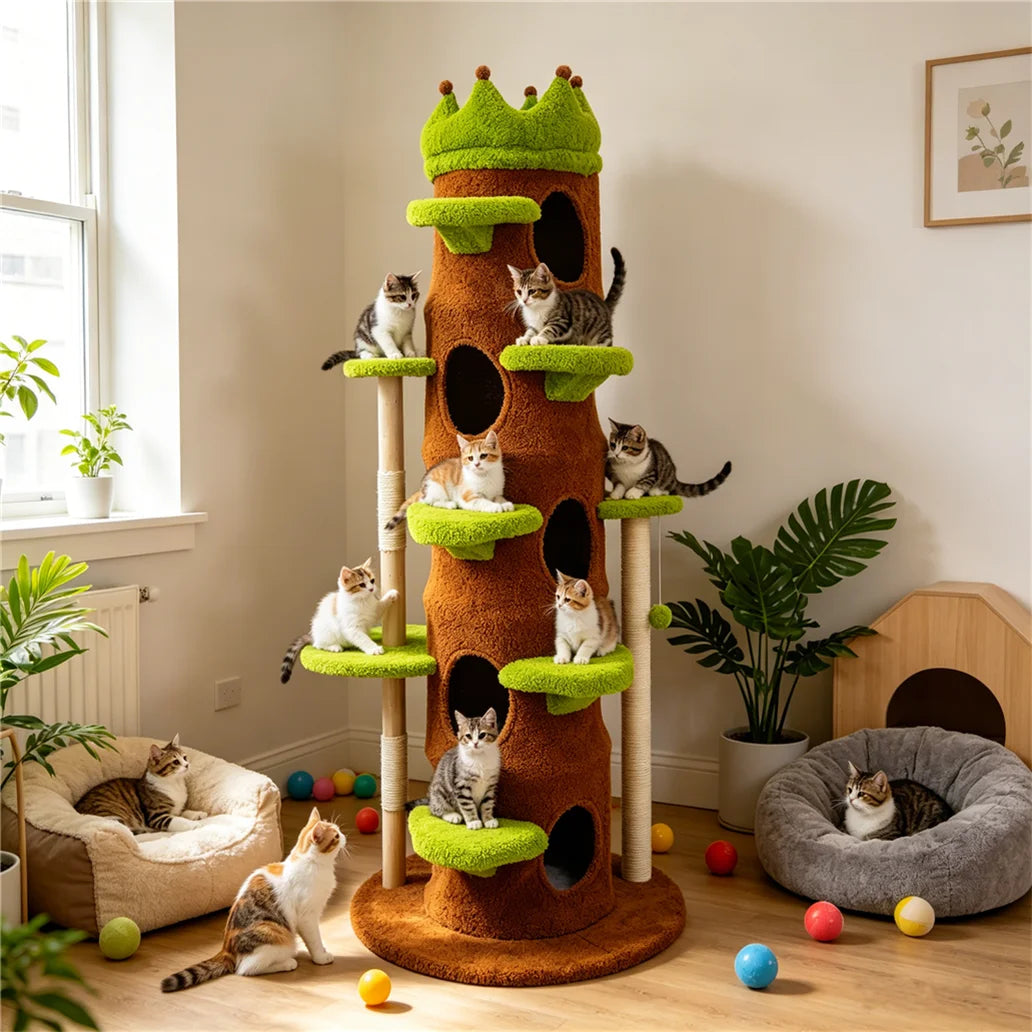 Cat Tree Tower with Scratching Post