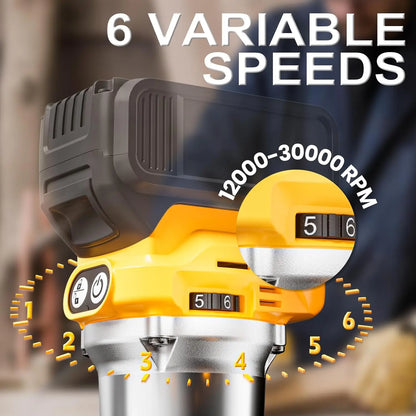 Cordless Compact Router, for Woodworking
