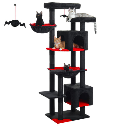 Cat Tree with Super Large Hammock, Scratching Posts