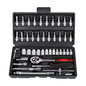 Steel Socket Set with Ratchet Wrench