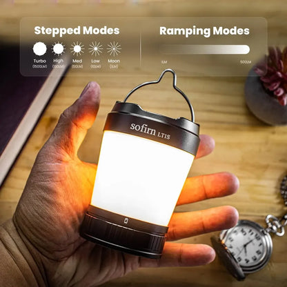 Camping Light, USB C Rechargeable, Emergency