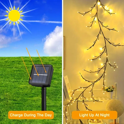 Willow Vine Light, Decorative Lights for Outdoor Gardens