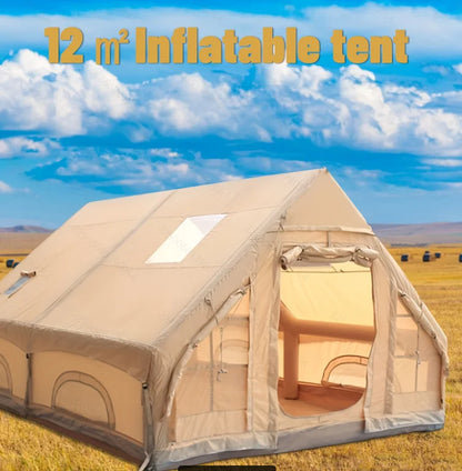 Inflatable Camping Tent with Skylight