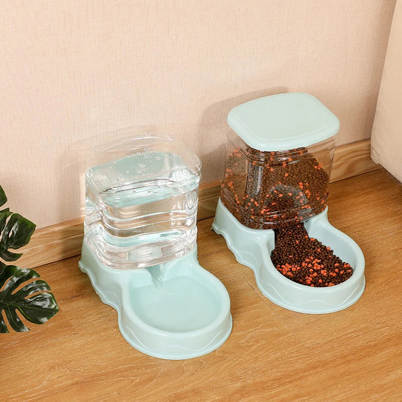 automatic feeder cat drinking bowl dog
