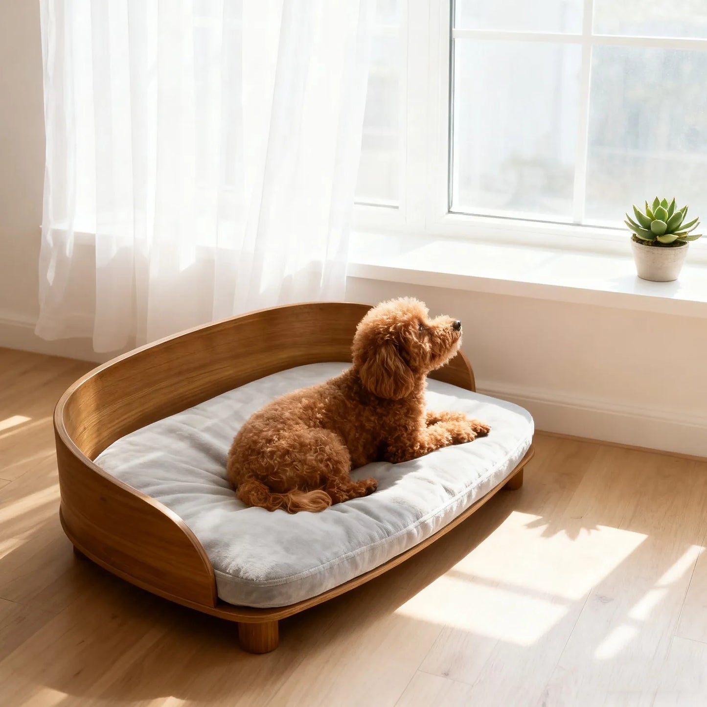 Elevated Pet Sofa  Bed with Cushion