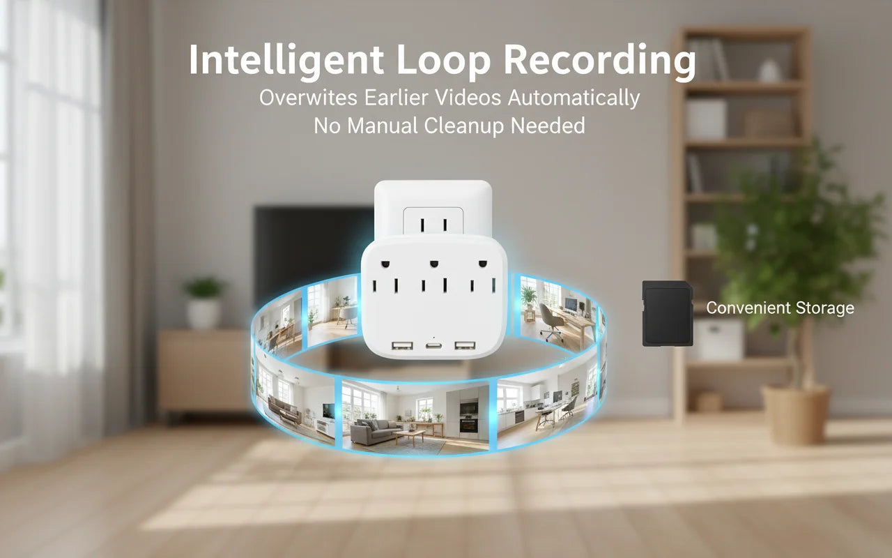 Mini Camera  HD WiFi Remote Viewing, Motion Detection, Recording,