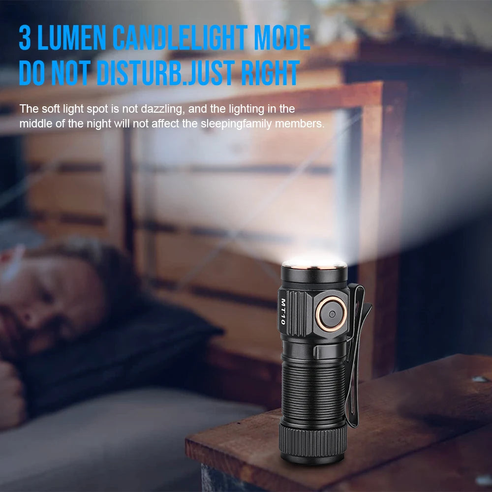 LED  Flashlight 1000 Lumens with Magnet