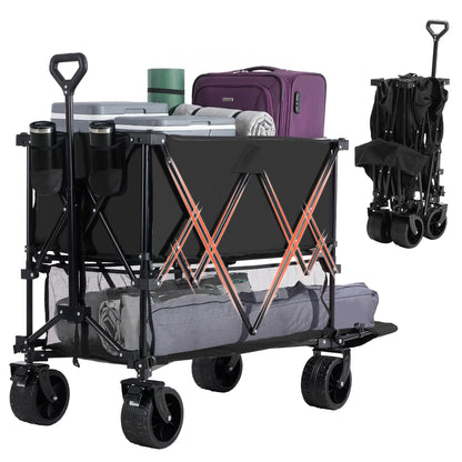 Double Decker Wagons for Grocery, Garden, Camping