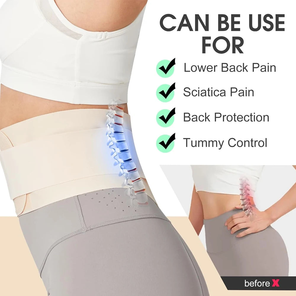 Back Brace | Lumbar Support | Herniated Disc Pain Relief