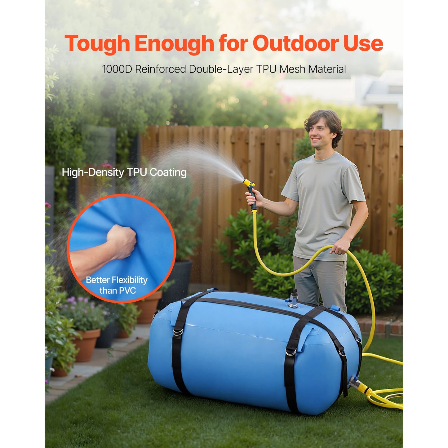 Water Storage Bladder, Portable & Collapsible