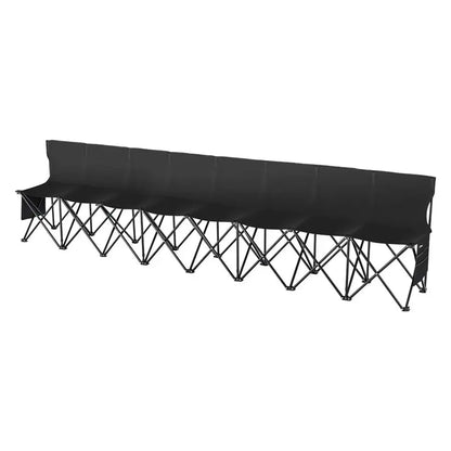 Portable Folding Bench, 8 Seats Foldable, Outdoor Camping