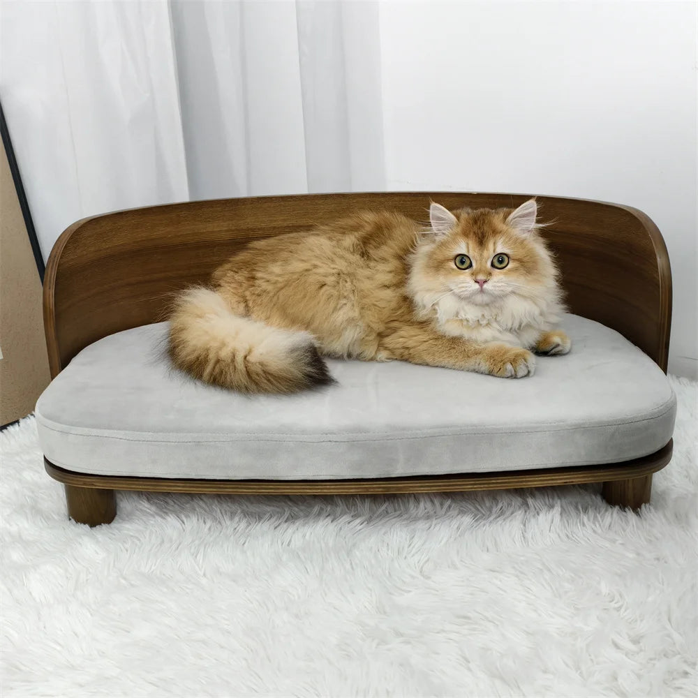 Elevated Pet Sofa  Bed with Cushion