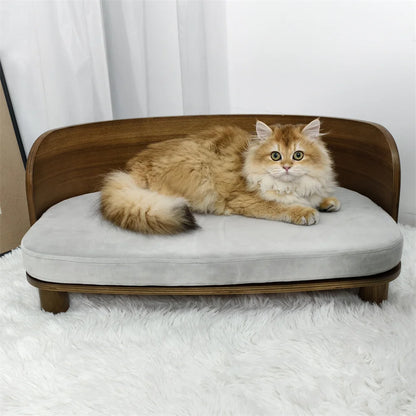 Elevated Pet Sofa  Bed with Cushion