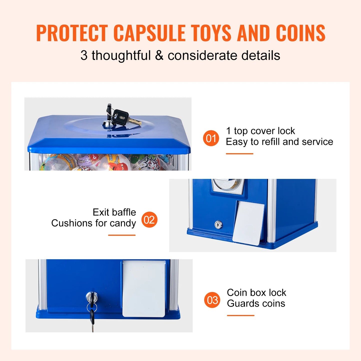 25inch Gumball Machine for Kids