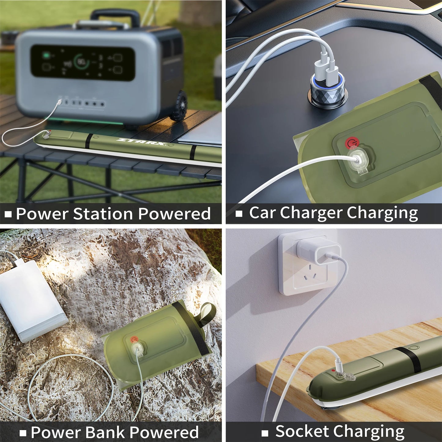 Rechargeable Portable, Camping, Strong Light, Waterproof
