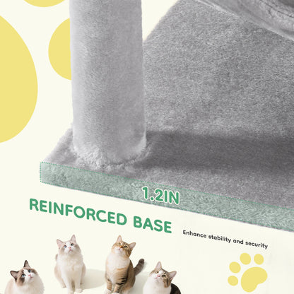 Tall Multi-Cat Climbing Tower for Indoor Cat
