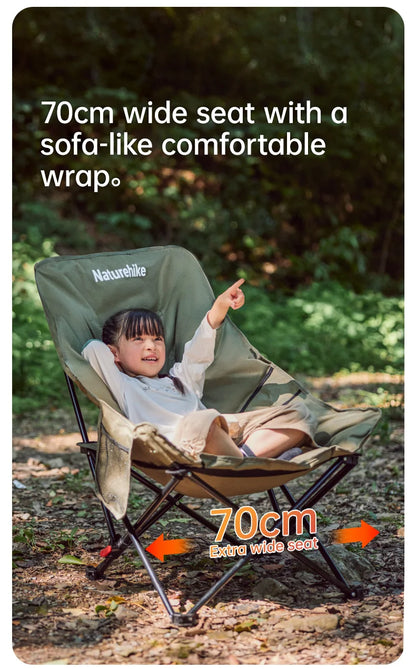Recliner Outdoor Folding High Back Moon Chair