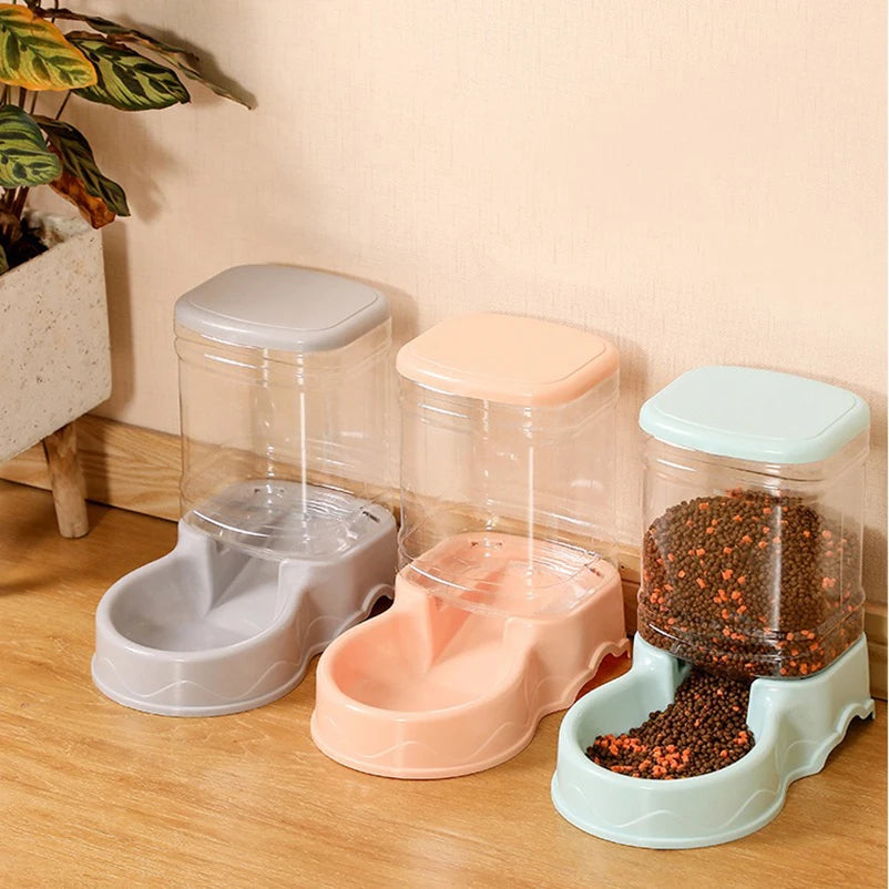 automatic feeder cat drinking bowl dog