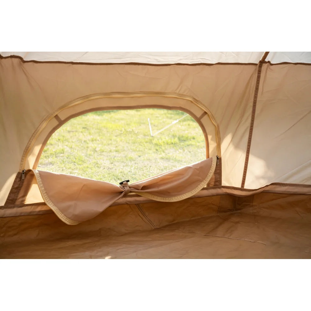 Bell Tent for Family Camping, Stove Jack, 4-8 People