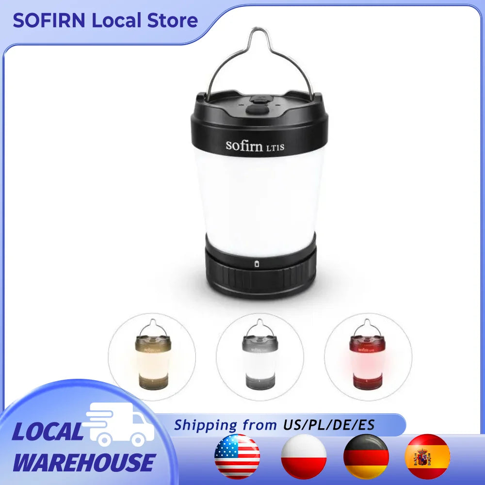 Camping Light, USB C Rechargeable, Emergency