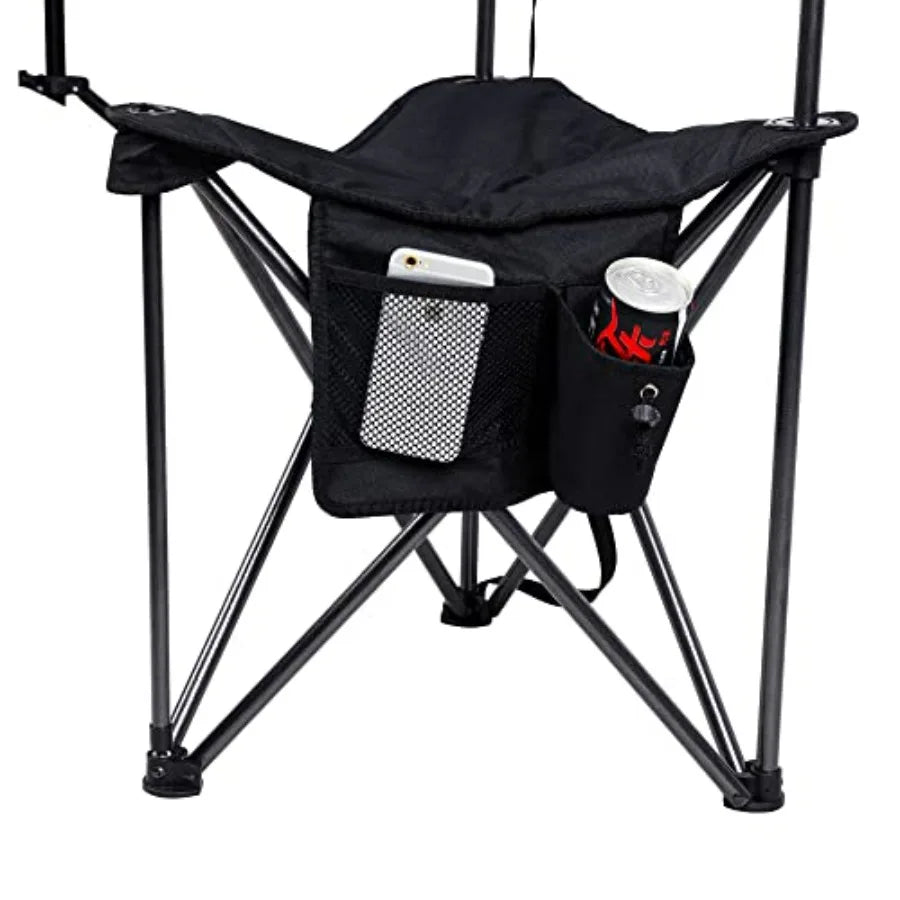 Quick Folding Tripod Stool with Backrest
