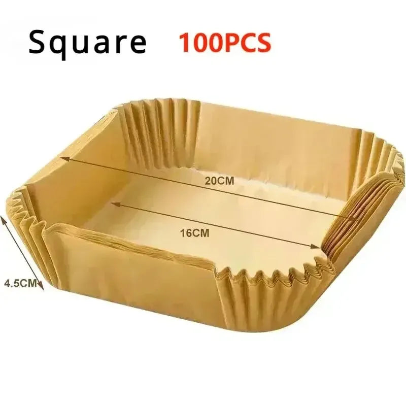 Air Fryer Baking Papers and Round  Paper Liners