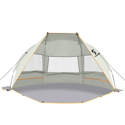 Beach Tent 3 Person with Extended Waterproof Floor