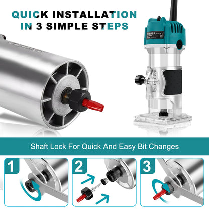 Electric Trimmer Wood Router