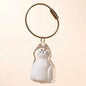 Transparent Dog Hair Storage Container, Memorial Keychain