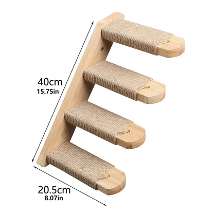 Wall Mounted Cat Shelves,  Hammock, Climbing Steps
