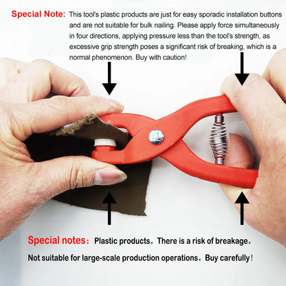 Snap Button Kit With Pliers For Sewing