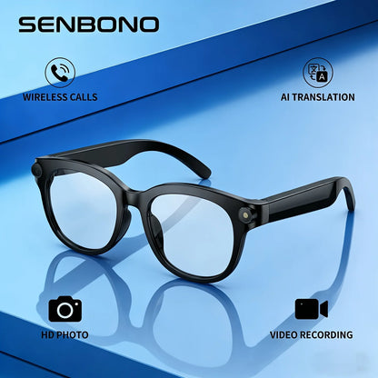 Smart Glasses With Camera,  Charger, 100+language Translation, Bluetooth