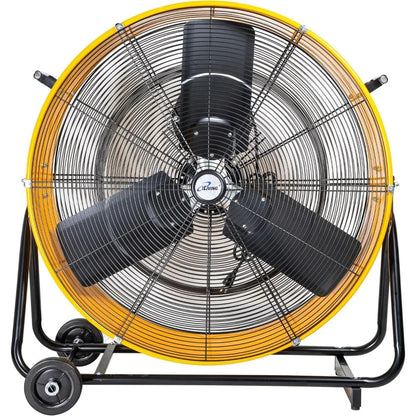 30 Inches 12350 CFM Floor Drum Fan, DC Brushless Motor