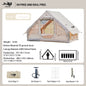 Inflatable Camping Tent, for 4-8 Persons,