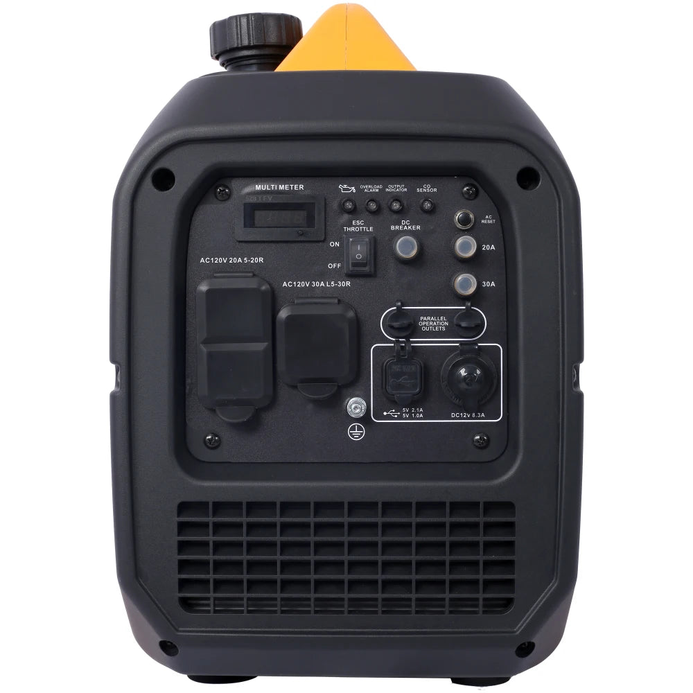 3500 Watt Portable Inverter Generator Gas Powered, Outdoor, Camping