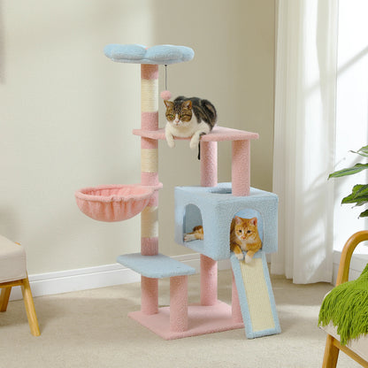 Cat Tree, Cat Tower with Sisal Covered Scratching Posts