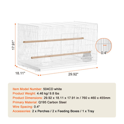 Bird Cage Stackable Divided Small Animal Cage