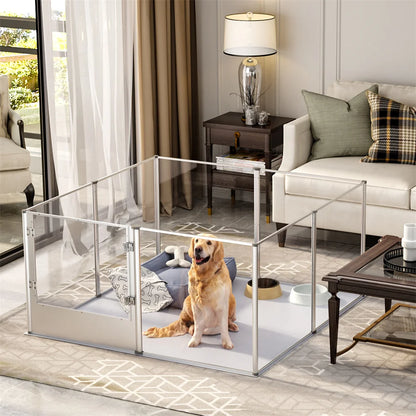 Dog Playpen, Whelping Pen, Puppy Playpen with Waterproof Fertility Pad
