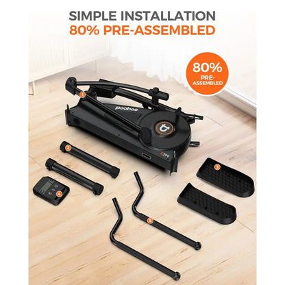 Elliptical Exercise Machine with16Level Resistance, HyperQuiet