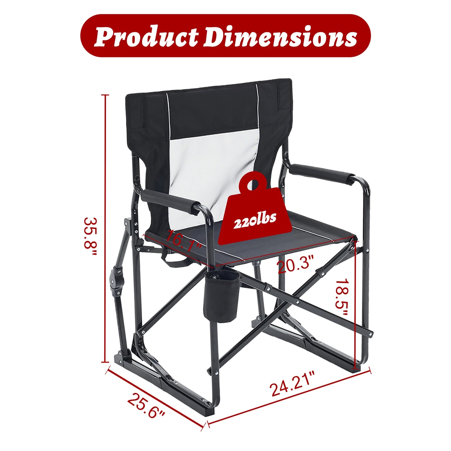 Outdoor Folding Portable Camping Chair