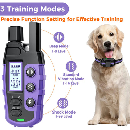 Electric Dog Training Collar For 5-120lbs Puppy