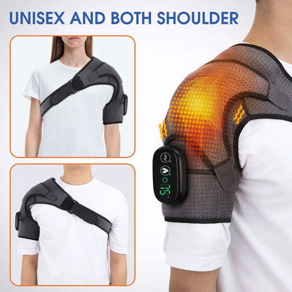 Shoulder Massage Belt Led Hot Compress