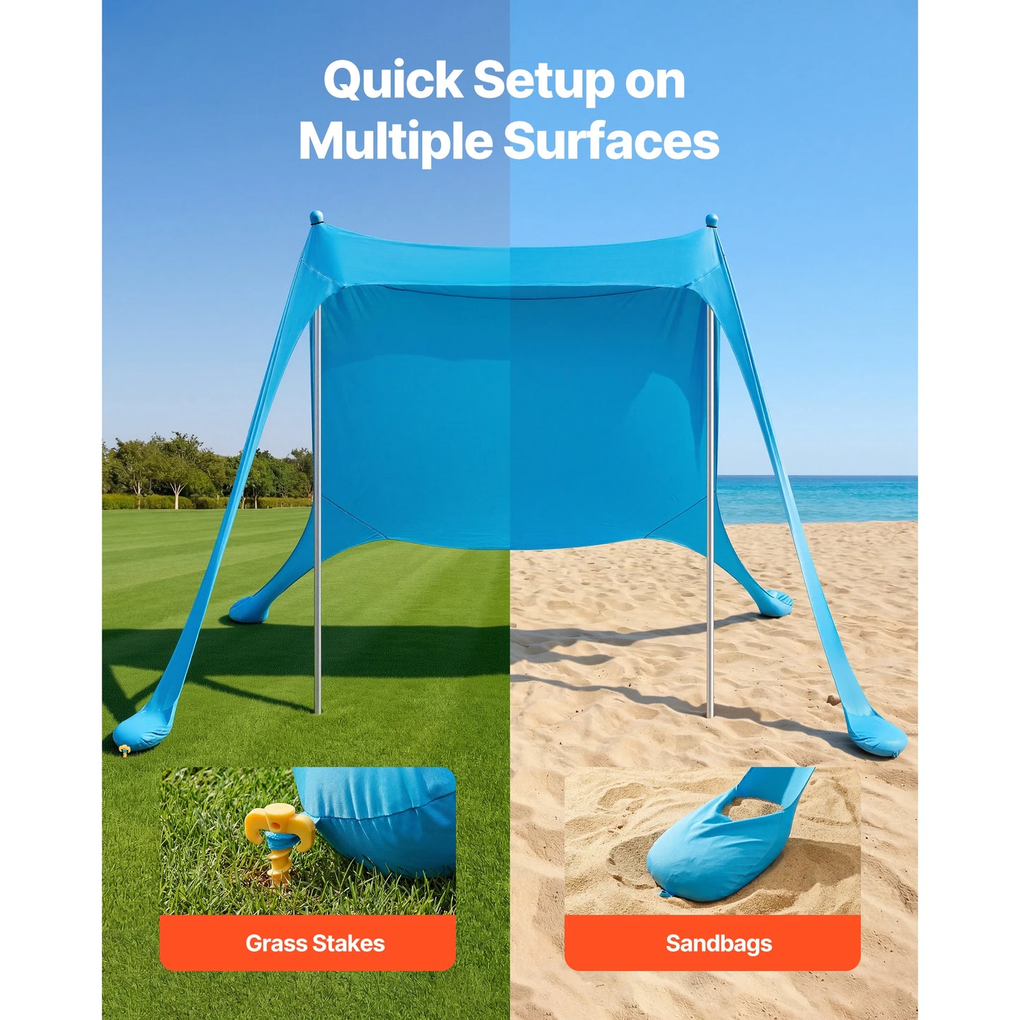 Pop Up Beach Canopy for Family Outings