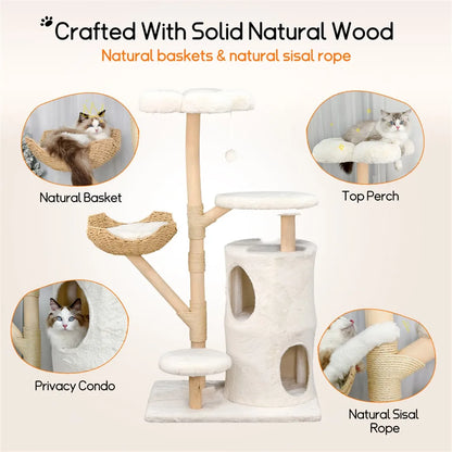 Cat Tree Tower, Scratching Post, Cat Condo House