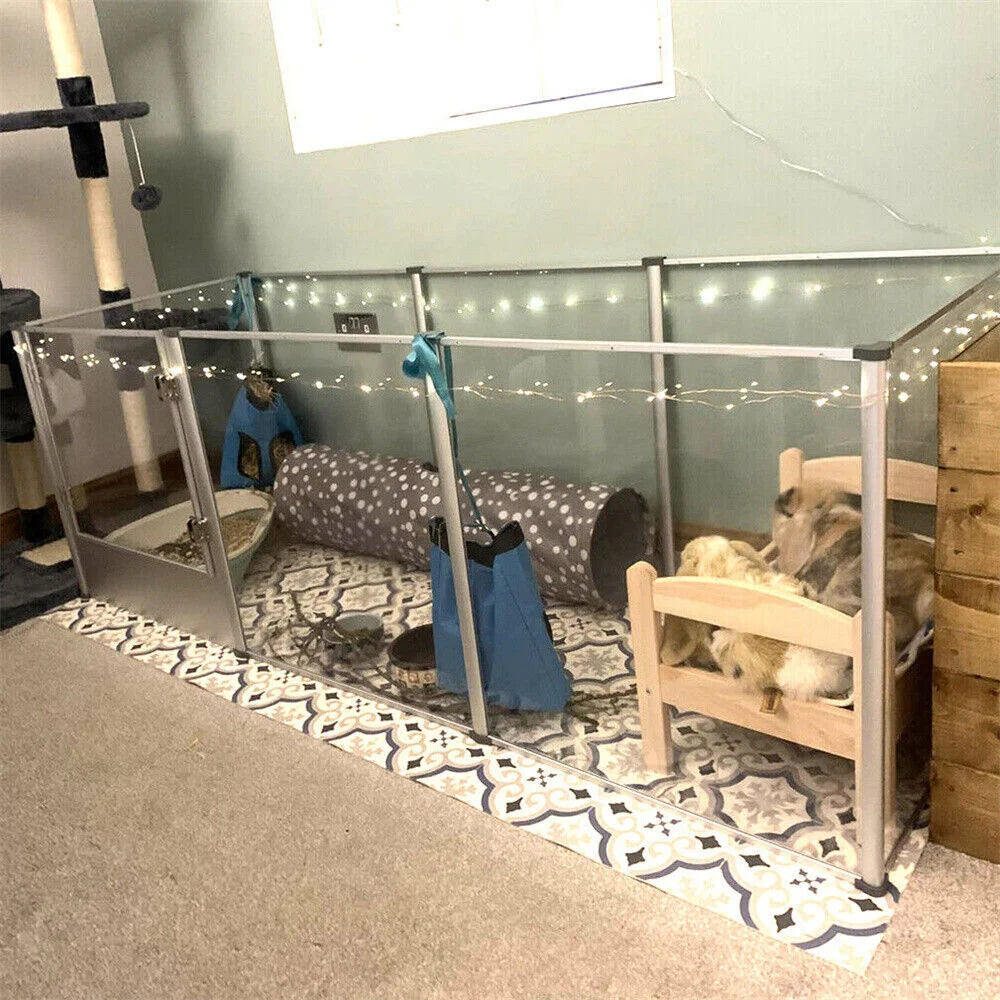 Dog Playpen, Whelping Pen, Puppy Playpen with Waterproof Fertility Pad