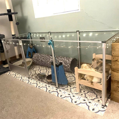 Dog Playpen, Whelping Pen, Puppy Playpen with Waterproof Fertility Pad