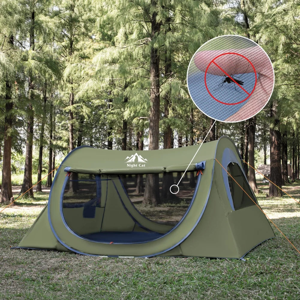 Pop Up Tent with Mosquito Net : Waterproof
