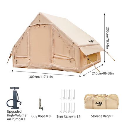 Inflatable Tent With Skylight, Quick Setup, Family Luxury