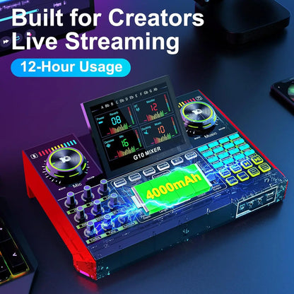 Microphone Bundle Live Sound Audio Mixer Kit