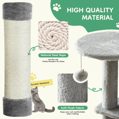Tall Multi-Cat Climbing Tower for Indoor Cat